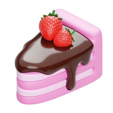 Cake Slice  3D Icon