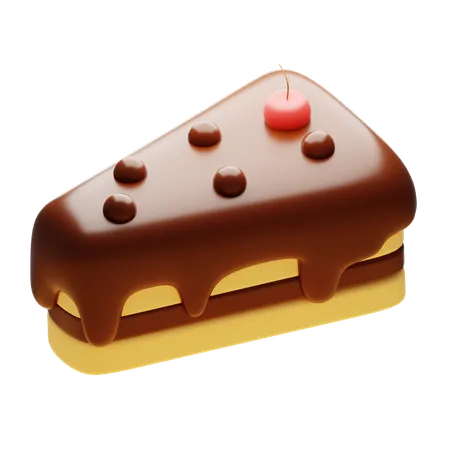 Cake Slice  3D Icon