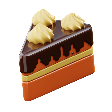 Cake Slice  3D Icon