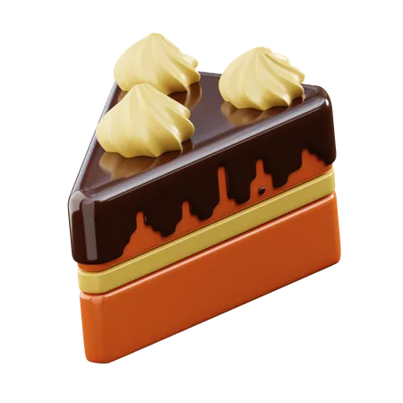 Cake Slice  3D Icon