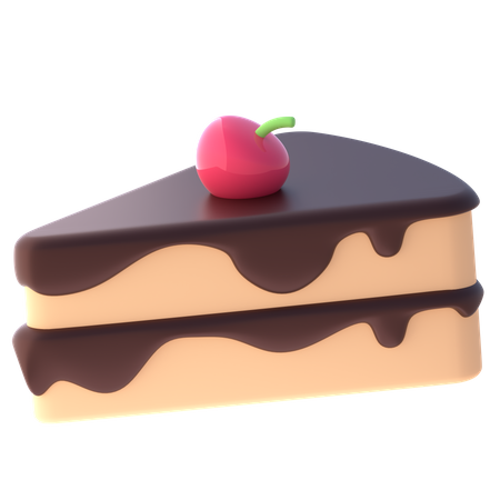 Cake Slice  3D Icon