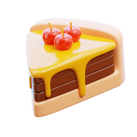 Cake Slice  3D Icon