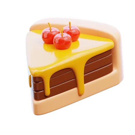 Cake Slice  3D Icon