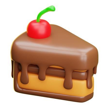 Cake Slice  3D Icon