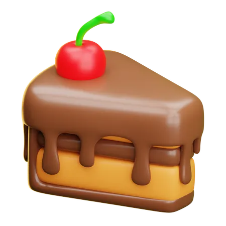 Cake Slice  3D Icon