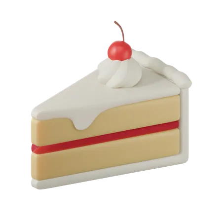 Cake Slice  3D Icon