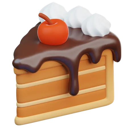 Cake Slice  3D Icon