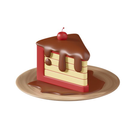 Cake Slice  3D Icon