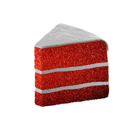 Cake Slice 3D Icon