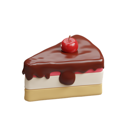 Cake Slice  3D Icon