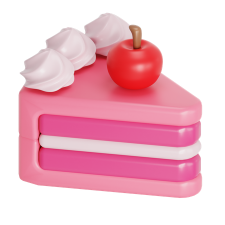 Cake slices  3D Icon