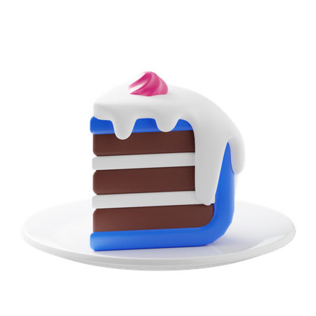 Cake Slices  3D Illustration