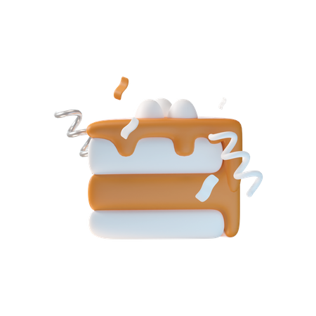 Cake Slices 3D Icon