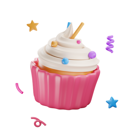 Cake Topper  3D Icon