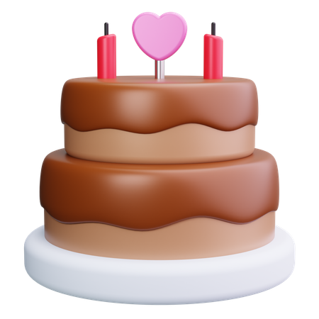 Cake Topper  3D Icon