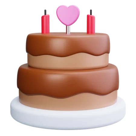 Cake Topper  3D Icon