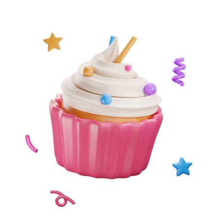 Cake Topper  3D Icon