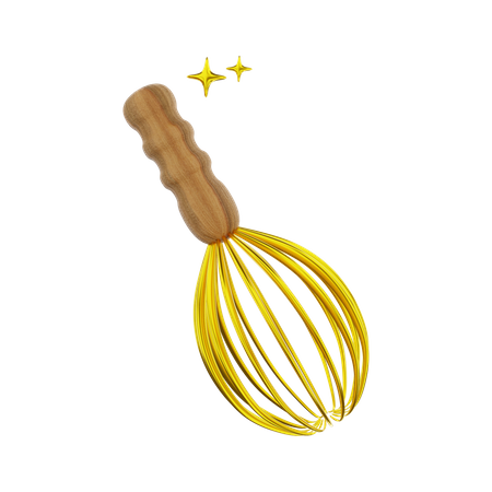 Cake Whisk 3D Illustration
