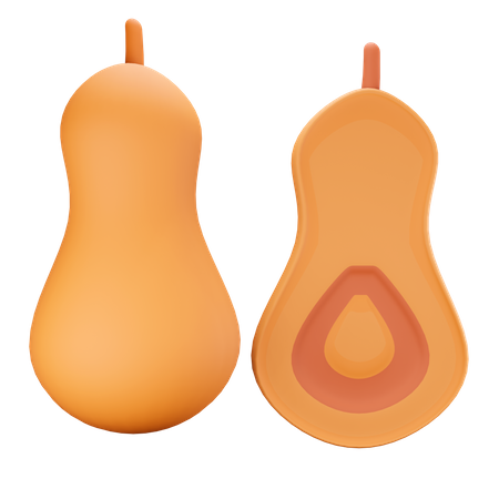 Calabaza  3D Illustration