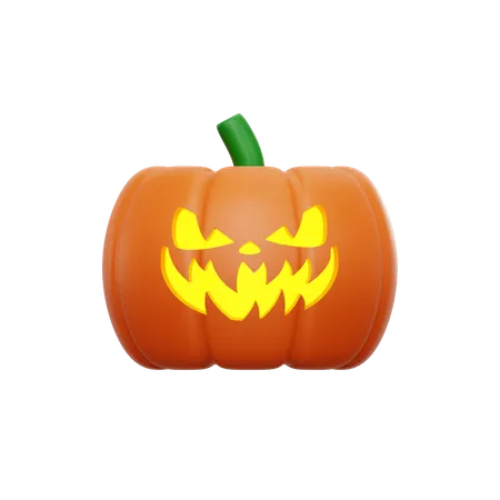 Calabaza aterradora  3D Icon