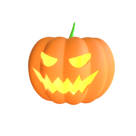 Calabaza aterradora  3D Icon