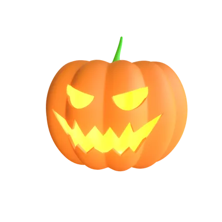 Calabaza aterradora  3D Icon