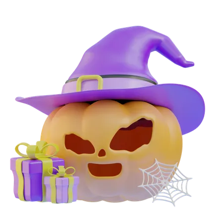 Calabaza aterradora  3D Icon