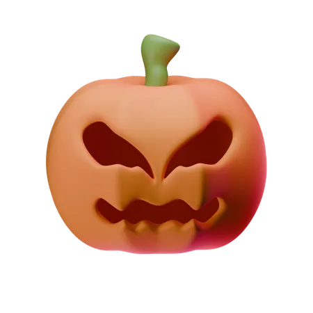 Calabaza aterradora  3D Icon