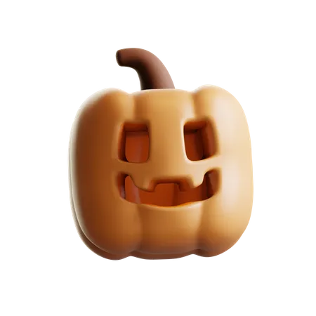 Calabaza aterradora  3D Illustration