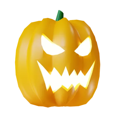 Calabaza aterradora  3D Icon