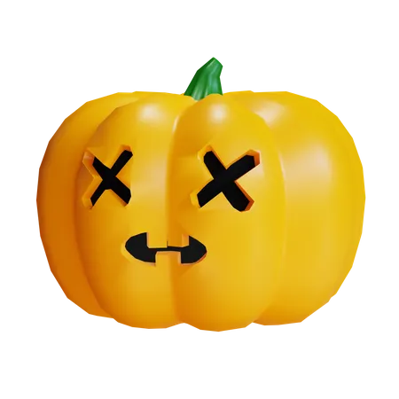 Calabaza aterradora  3D Icon