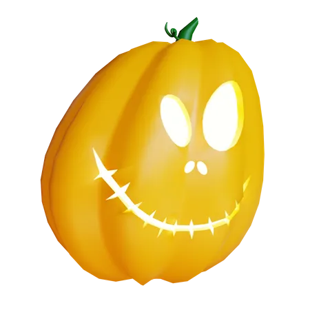 Calabaza aterradora  3D Icon