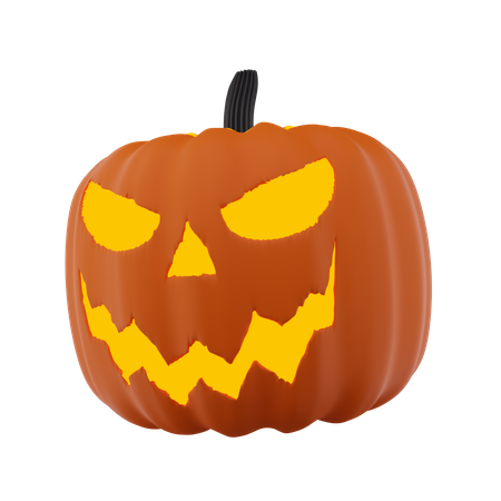 Calabaza aterradora  3D Icon