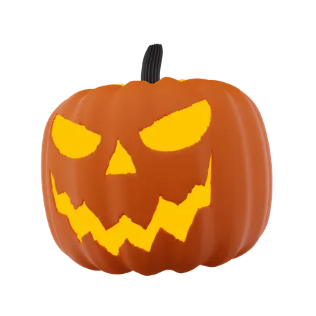 Calabaza aterradora  3D Icon