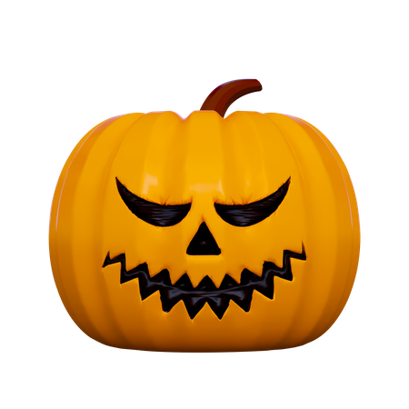 Calabaza aterradora  3D Icon