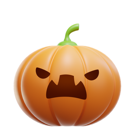 Calabaza aterradora  3D Icon