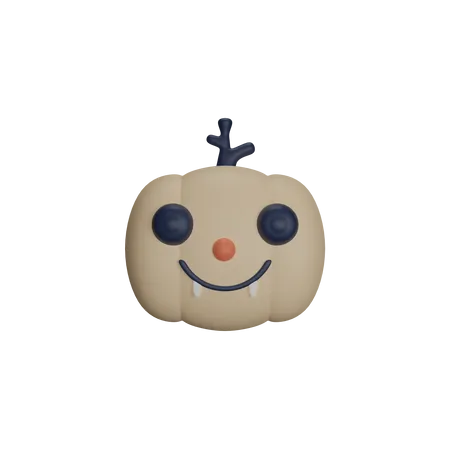 Calabaza aterradora  3D Icon