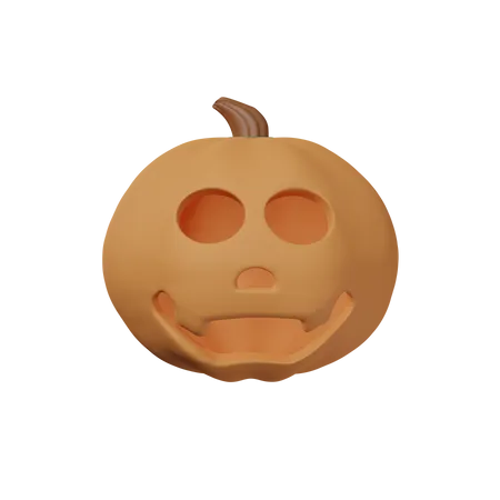 Calabaza aterradora  3D Icon