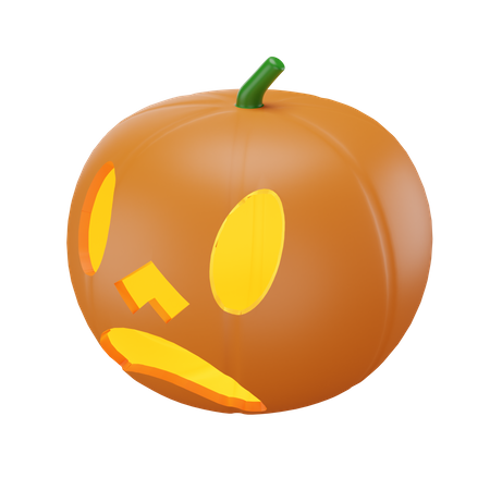 Calabaza brillante  3D Illustration