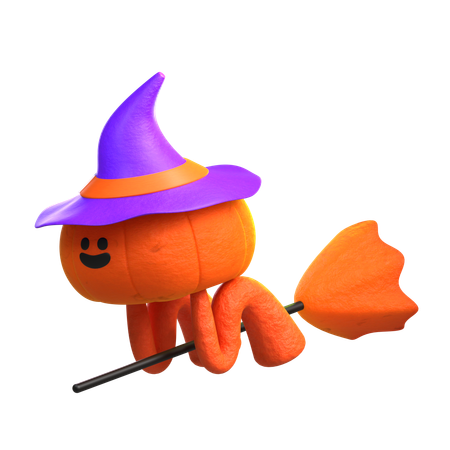 Bruja calabaza  3D Icon