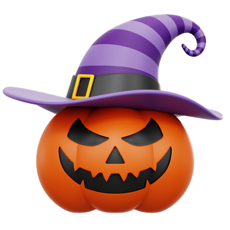 Calabaza bruja  3D Icon