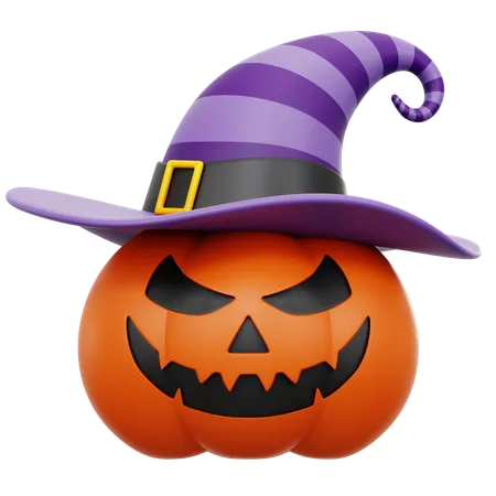 Calabaza bruja  3D Icon