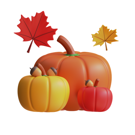 Calabaza de acción de gracias  3D Icon