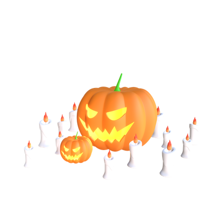 Calabaza de halloween  3D Icon