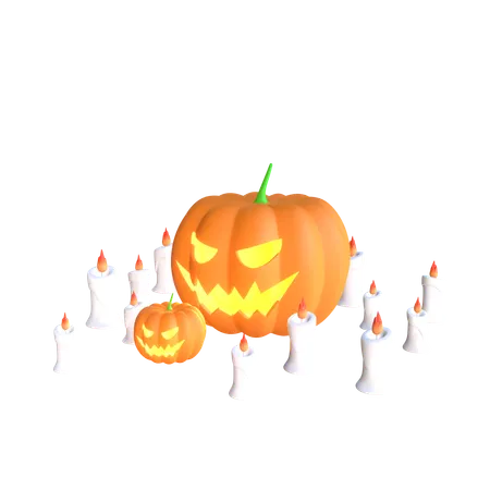 Calabaza de halloween  3D Icon