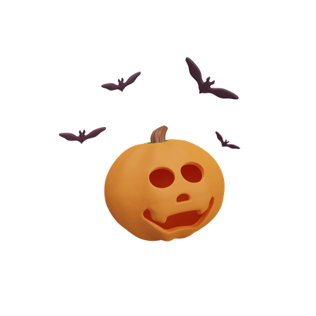 Calabaza de halloween  3D Icon