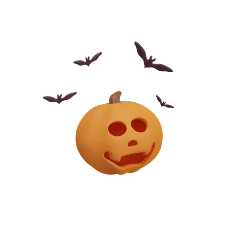 Calabaza de halloween  3D Icon