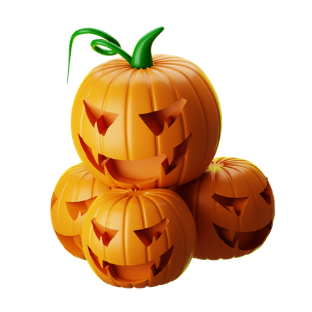 Calabaza de halloween  3D Icon