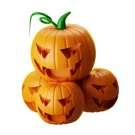 Calabaza de halloween  3D Icon