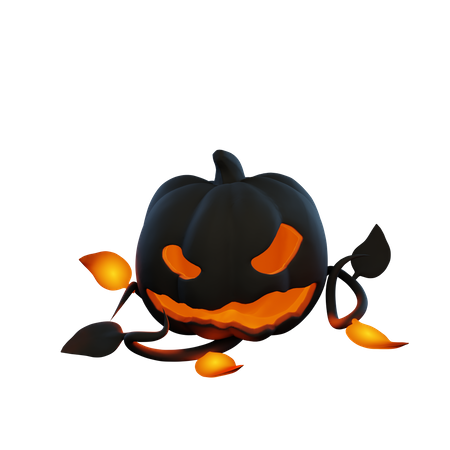 Calabaza de halloween  3D Illustration